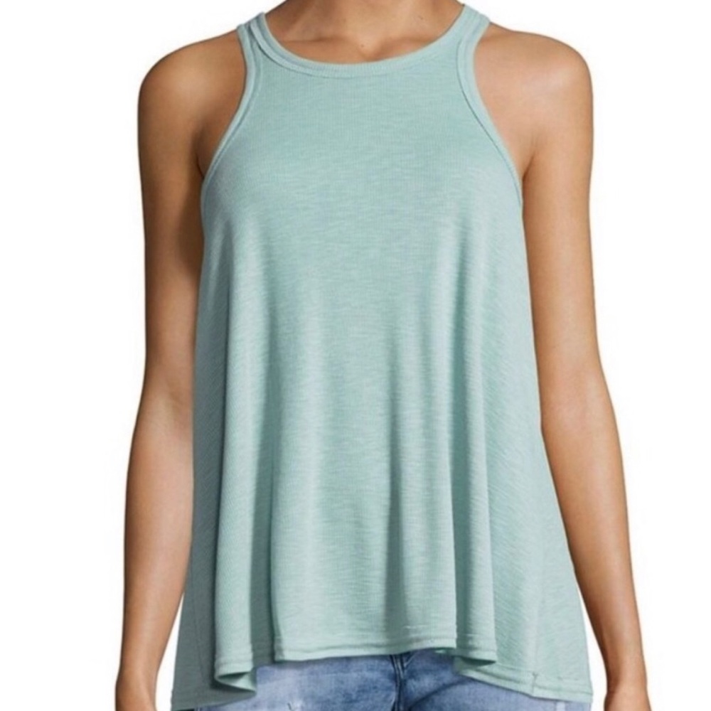 NWT Free People Intimately Ribbed Tank Sea Fog